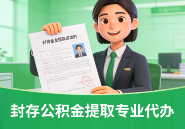 商洛封存公积金代办提取